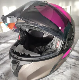 Casco MT HELMETS Rigelo Turbo Rosa