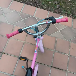Bicicleta infantil rosa