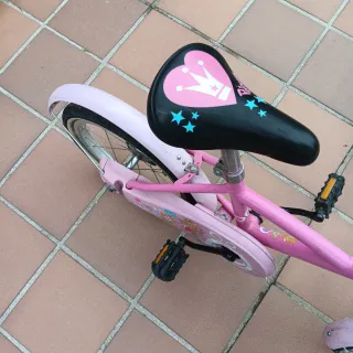 Bicicleta infantil rosa