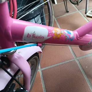 Bicicleta infantil rosa