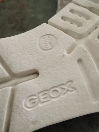 Scarpe Geox grigie e argento taglia errata