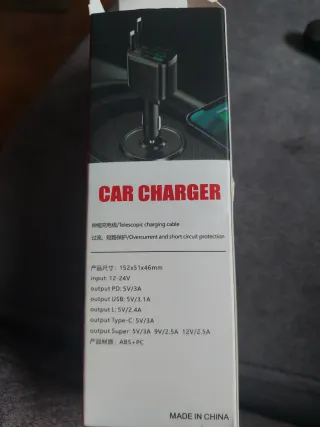 Cargador M14 para coche 7 en 1