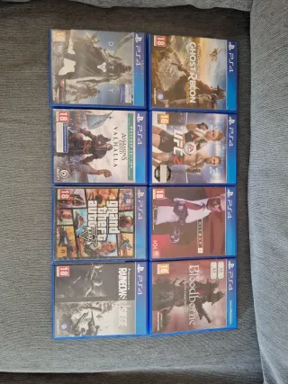 8 Juegos Ps4 15€
