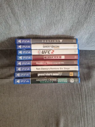 8 Juegos Ps4 15€