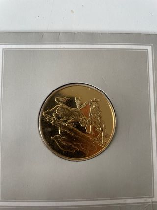 6 Medallas Taurinas Baño Oro Franklin Mint