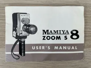 Cinepresa Mamiya Zoom S8 Vintage Scatola Istruzion
