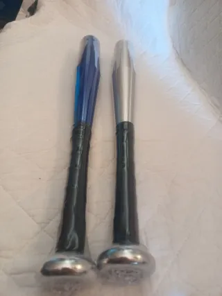 2 BATES BÉISBOL ALUMINIO AZUL/PLATA