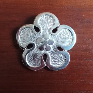 Colgante Plata Flor