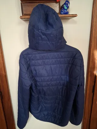 Giacca Sisley Donna Reversibile Blu/Bianco