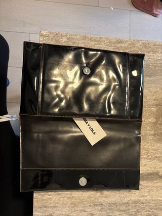 Bolso de mano Bimba y Lola negro medidas 31,5 x19