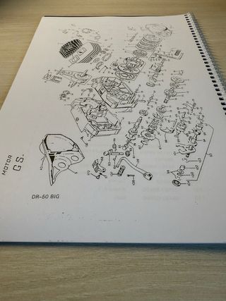 Goma Depósito Suzuki DR 50