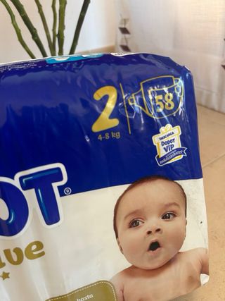 Pañales Dodot Sensitive Talla 2 (4-8 kg)