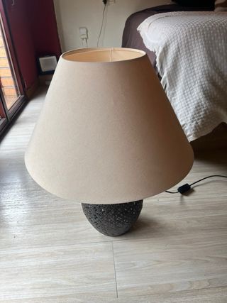 Lámpara Mesa Boho Vintage Trenzada