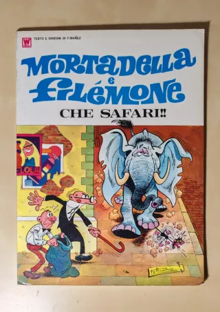 Mortadella e Filemone Che Safari! Fumetto anni 70'