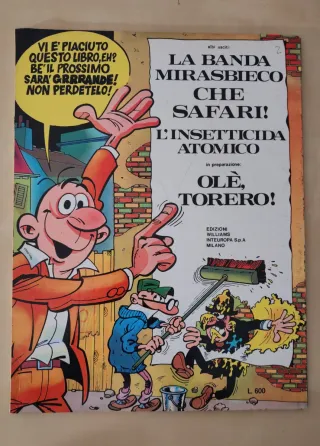 Mortadella e Filemone Che Safari! Fumetto anni 70'