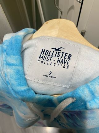 Sudadera Hollister Tie-Dye Azul Talla S