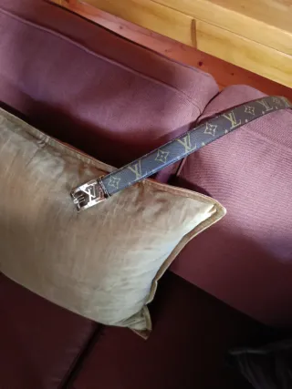 Cintura Louis Vuitton Marrone e Oro