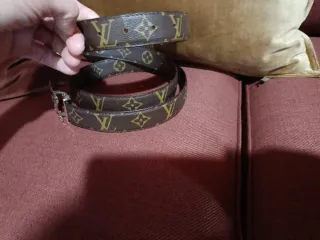 Cintura Louis Vuitton Marrone e Oro