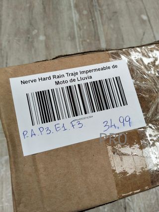 Traje NERVE impermeable para moto 3xxl