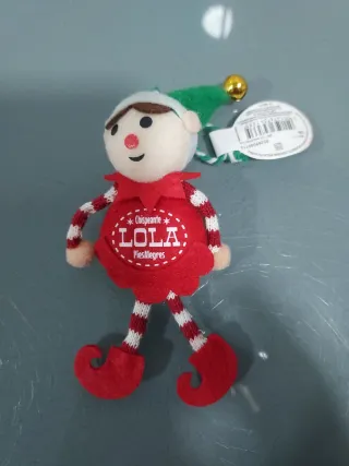 Duende Elfo Navidad LOLA Adorno Árbol