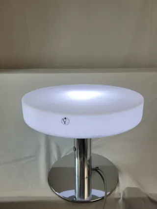 Lámpara de mesa moderna cristal esmerilado