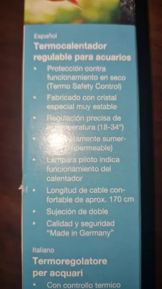 Calentador Eheim 50W 220-240V para acuarios
