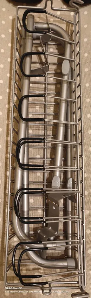 Zapatero organizador desmontable metal tras puerta