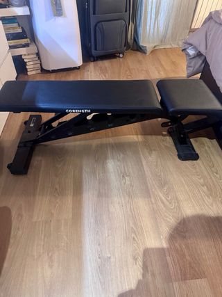 Banco de ejercicio Bench 900 + kit de pesas