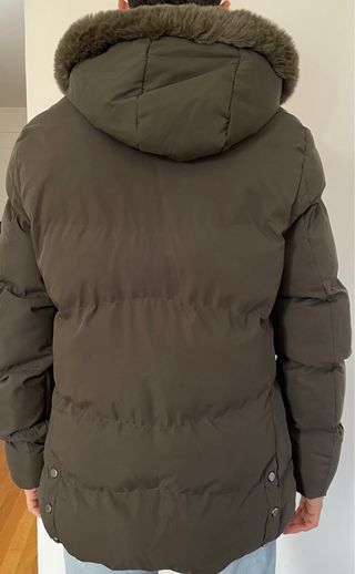 Parka verde acolchada