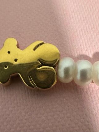 Pulsera Tous Perlas y Oro 750