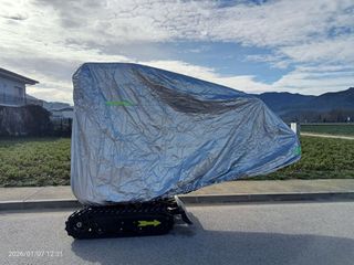 Mini Excavadora Naranja