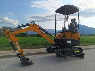 Mini Excavadora Naranja