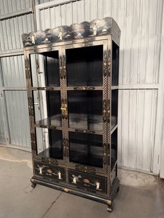 Vitrina antigua madera