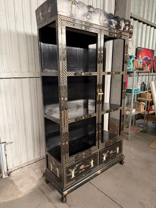 Vitrina antigua madera