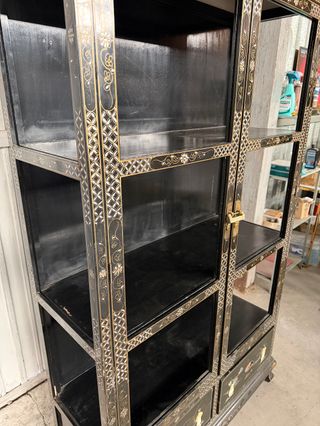 Vitrina antigua madera