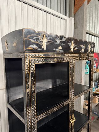 Vitrina antigua madera