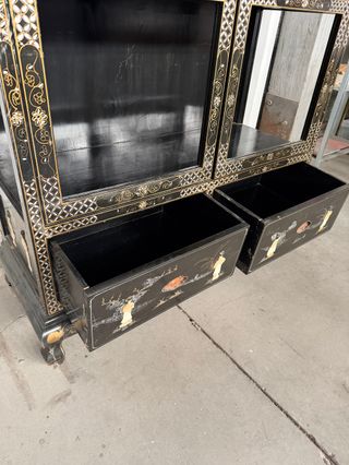 Vitrina antigua madera