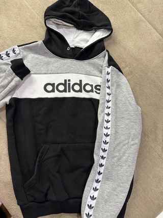 Sudadera Adidas bicolor con logo