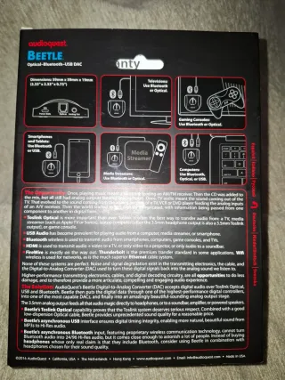 DAC Conversor Digital Analógico Negro