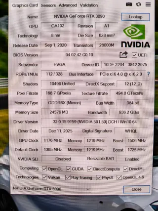 EVGA GeForce RTX 3090 XC3 Ultra