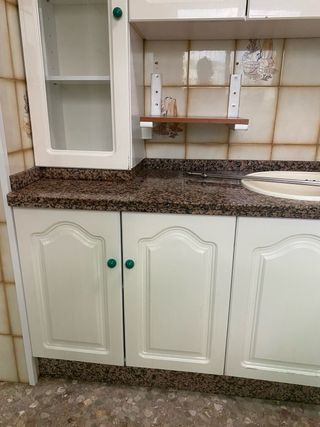 Cocina blanca modular