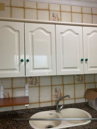 Cocina blanca modular