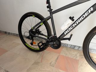 Bicicleta MTB Rockrider Negra