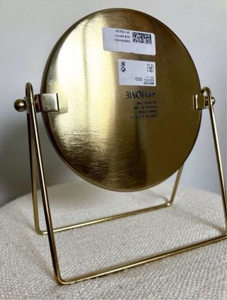 Espejo de tocador dorado HyM