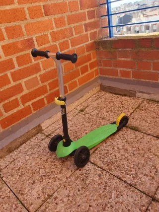 Patinete 3 Ruedas Infantil Verde