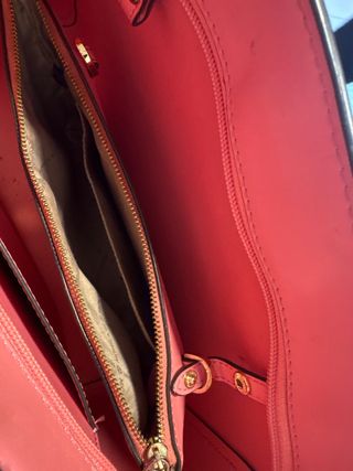 Bolso Michael Kors Rosa y Dorado 30x40