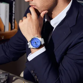 Reloj Sapphero Cronógrafo Azul Acero Inoxidable