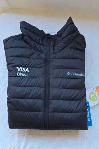 Chaqueta Columbia original para mujer, tipo plumón
