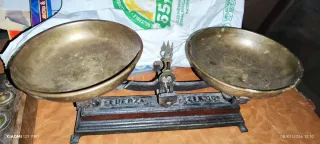 Báscula Balanza 2 Kilos Antigua COMPLETA