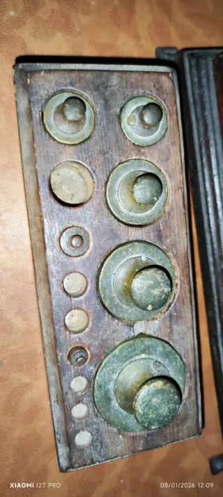 Báscula Balanza 2 Kilos Antigua COMPLETA